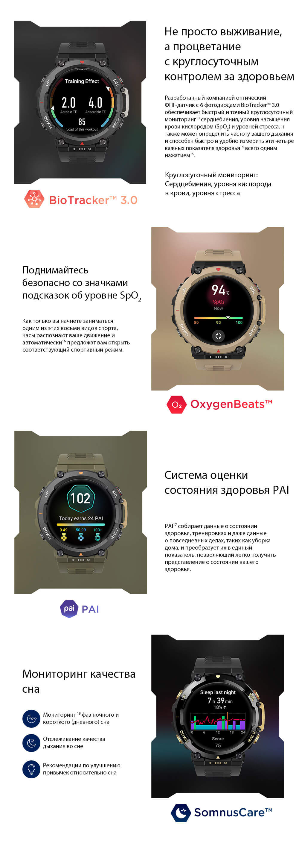 Купить Amazfit T-Rex 2 Green по низкой цене в Москве | Интернет магазин  Плеер.ру