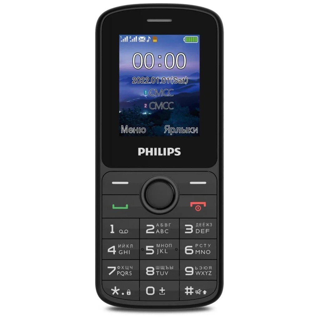 Купить Philips Xenium E2101 Black по низкой цене в Москве || Интернет  магазин Плеер.ру